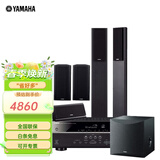 雅马哈（YAMAHA）家庭影院NS-PA120落地音响 家用电视音响 音箱套装 高端木质家用音响功放环绕组合带蓝牙 NS-PA120+V385功放+050 5.1套装