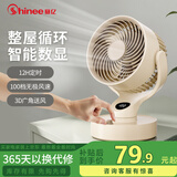 赛亿usb桌面风扇小风扇空气循环扇家用摇头便携台式轻音节能办公室学生宿舍小型电风扇