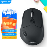 罗技（Logitech）M720 鼠标 无线蓝牙鼠标 办公鼠标 右手鼠标 大手鼠标 优联 黑色 带无线2.4G接收器
