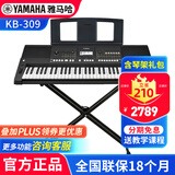 雅马哈（YAMAHA）电子琴KB309 308专业61键成人儿童考级老年初学者家用便携高级琴 KB309+X架+全套配件