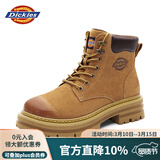Dickies男士马丁靴高帮时尚男靴工装靴情侣靴男 土黄 41-男款
