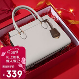 高尔夫（GOLF）手提包女牛皮包包女包时尚单肩斜挎包38妇女节礼物 礼盒套装