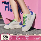 FILA斐乐官方【杨幂同款】女ROCK摩登帆布鞋2025年时尚休闲运动鞋