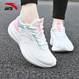 安踏女鞋2026春夏季新款运动鞋女轻便跑步鞋防滑软底网面透气防水鞋子 【夏季网面透气推荐】白/樱花粉-5 37.5 (235mm)6.5