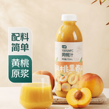 七鲜100%NFC黄桃汁 750ml