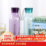 乐扣乐扣（LOCK&LOCK）ECO户外运动水杯户外便携塑料水壶男女杯子两件套（550ml*2） 