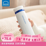 乐扣乐扣（LOCK&LOCK）不锈钢情侣学生保温杯菲特旋转盖轻量杯450ml白蓝 LHC4131WB