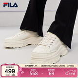 FILA 斐乐官方帆布鞋女鞋LAVA胖胖底厚增高鞋2025年板鞋休闲小白鞋