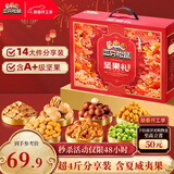 三只松鼠坚果零食礼盒2063g/14件春节年货礼盒零食大礼包干果炒货腰果送礼