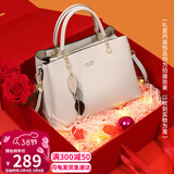 viney牛皮包包女包斜挎妈妈包大容量单肩手提包生日女神节38妇女节礼物