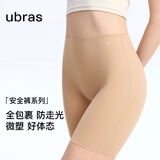 ubras15A抗菌蔓越莓底档微压收腹安全裤女防走光内裤连衣裙内搭L