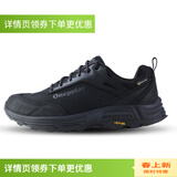 onepolar登山鞋男极地防水防滑徒步鞋女专业vibram轻便户外运动鞋城市轻户 黑色（男） 42