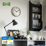 宜家（IKEA）PUGG普格挂钟客厅时钟简约现代客厅大气简约网红钟表 挂钟不锈钢32cm