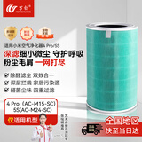 万创 适用米家小米空气净化器滤芯1代/2代/3代/2s/4代/4Lite/Pro5S滤芯除雾霾除醛异味过滤网