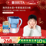 碧然德（BRITA）过滤净水器 家用滤水壶 净水壶 海洋系列 3.5L（蓝）+专家版滤芯5枚 环保加固包装