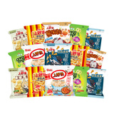 上好佳休闲小零食膨化食品虾片虾条小包装5-6g 42包（口味随机）