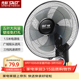 先科（SAST）风扇/壁扇/电风扇/宿舍餐厅电风扇/大风力/交流定频/壁挂式电风扇FB-308 