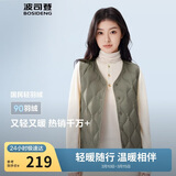 波司登25年秋冬羽绒马甲女士休闲轻薄送礼外套商场热卖同款B250130006