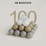 贝易宝宝海洋球池加厚彩色无毒无味婴儿波波球池室内儿童玩具 100个装【皇室海洋球】