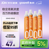 鱼跃(yuwell)氧气瓶便携孕妇老人吸氧制氧机高原反应旅游1400ml四瓶装