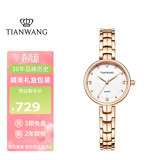 天王（TIAN WANG）手表女 生日礼物星辰系列钢带石英女表玫瑰金LS31387P.P.W
