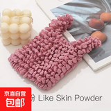 伸缩魔术袋便携购物袋超大号泡泡包大容量褶皱包高颜值环 褶皱魔术袋-橡皮粉-一个装