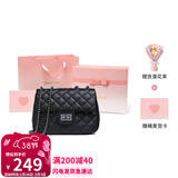 viney牛皮包包女包品牌链条包轻奢单肩斜挎包生日三八38女神节礼物