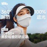 蕉下（beneunder）脸基尼防晒口罩女防紫外线夏季冰丝骑行帽檐全脸防晒面罩AL333