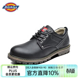 Dickies休闲鞋男鞋春季低帮工装鞋男士百搭潮流休闲皮鞋英伦风男鞋 黑色 41 【偏大一码，适合运动鞋42】