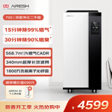 艾森仕（AirESH）70S净烟空气净化器进口滤料长效深度除二手烟味烟尘烟油烟气棋牌室雪茄吧KTV吸烟室办公商用家用 70S除烟净化器