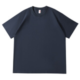 凡客诚品vancl 短袖T恤全棉圆领夏装男女同款 藏青 2XL （建议150-180斤）