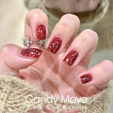 CandyMoyo无毒健康指甲油免烤速干不可撕裸色美甲指甲养护