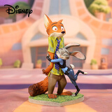 迪士尼（Disney）疯狂动物城手办朱迪尼克拥抱桌面摆件生日礼物男生礼物情侣礼物