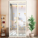 看了又看 防蚊门帘磁性纱门免打孔夏季纱窗防蝇家用静音自吸防蚊虫 金枝米经典款-配收纳钩魔术贴 90*200