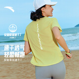 安踏速干T丨跑步运动T恤女夏季新款正肩修身透气健身短袖上衣