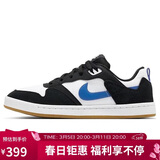 耐克NIKE男女通款板鞋缓震SB ALLEYOOP运动鞋CJ0882-104白黑38.5