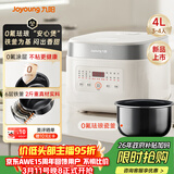 九阳（Joyoung）0氟系列珐琅瓷釜4升安心煲电饭煲电饭锅3-4人家用0特氟龙微压柴火饭4A好饭NTC智控多功能 F-40NF12