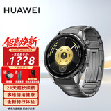 华为（HUAWEI）【咨询享优惠】WATCH GT 6手表运动智能房颤早搏提醒玄玑感知两周续航蓝牙通话向日葵定位男女5pro 46MM雅丹黑【黑色假工字钛钢带】