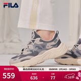 FILA斐乐女鞋跑步鞋情侣同款老爹鞋FILA MARS火星鞋男鞋休闲运动鞋 【女款】烟灰/鸽子灰-FD 36.5