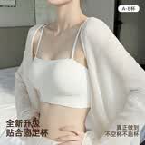 芬腾可安（FENTENGCARE）抹胸防走光小胸聚拢不空杯美背内衣女薄款无痕防下垂收副乳文胸罩