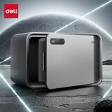 得力（deli）保险柜蓝牙解锁家用小型保险箱办公财务专用保险箱全钢防盗可入墙保密保管柜 自动开门20cm 时尚灰