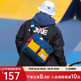 ACROSS邮差包男士斜挎包上班通勤包学生大容量单肩包旅行挎包女相机包包 红黄