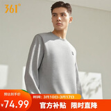 361°卫衣男装春夏季长袖运动服休闲跑步圆领宽松上衣服652334801D-2