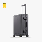 地平线8号（LEVEL8）行李箱男 商务20英寸密码旅行箱铝镁合金登机飞行家拉杆箱女 灰