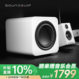 声擎SOUNDQUIP Sub6 电脑音响低音炮重低音 6英寸有源低音炮音箱喇叭 家用电视低音炮大音量 北极白