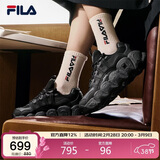 FILA 斐乐官方女鞋可颂面包鞋老爹鞋运动鞋2025秋冬厚底鞋