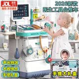 EagleStone儿童女孩医生玩具仿真医疗套装小医生3-6岁过家家女孩玩具医疗箱 升级声光医具台(听诊器+豪华礼盒) 2026火的最玩具小女孩生日礼物医生玩具儿童女孩套装