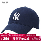 MLB官方男女帽子软顶棒球帽休闲鸭舌帽户外运动春春遮阳帽妇女节礼物 纽约洋基队/藏青色/66 均码 F