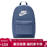 耐克NIKE男女通款双肩包背包HERITAGE休闲包DC4244-499蓝书包