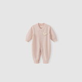 乖奇熊婴幼儿长袖连体衣服春秋季男女宝宝纯棉哈衣爬服家居服薄款睡内衣
